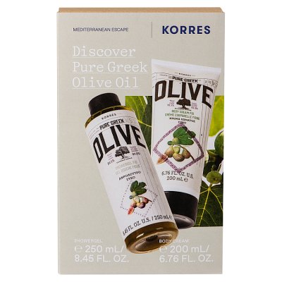 Korres Fig Shower Gel and Body Cream Set