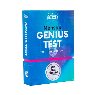 Mensa The Genius Challenge Card Game Blue
