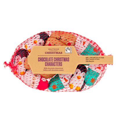 Waitrose Xmas Choc Character Net
