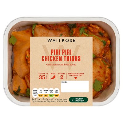 Waitrose Piri Piri Chicken Thighs