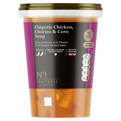 No.1 Chipotle Chicken, Chorizo & Corn Soup