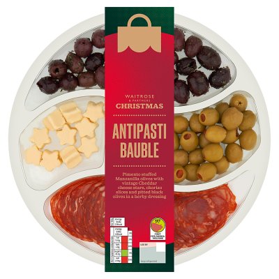 Waitrose Christmas Antipasti Bauble Platter