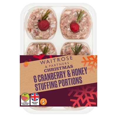 Waitrose 6 Xmas C/berry & Honey Stuff FR