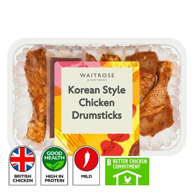 Waitrose BBQ Korean Style Chicken Drumsticks