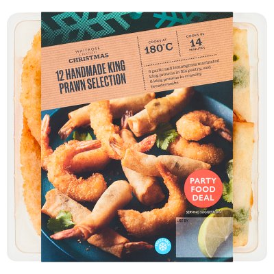 Waitrose 12 Handmade King Prawn Selection