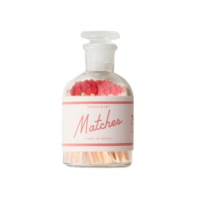 Paddywax Safety Matches in Glass Bottle