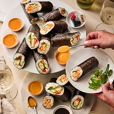 Taiko Chicken Wrap Platter
