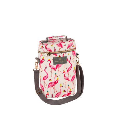 Sara Miller Flamingos Bottle Cooler