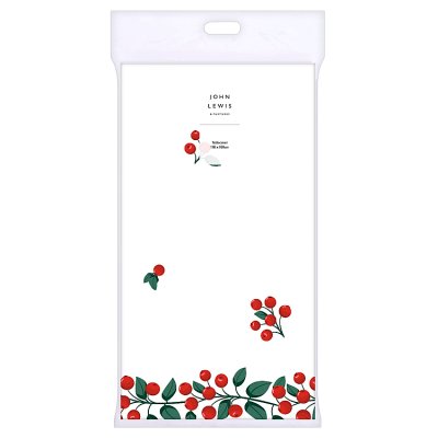 John Lewis Red Berry Table Cover