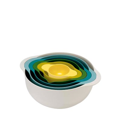 Joseph Joseph Duo 6pc Food Preparation Bowl Set, Opal