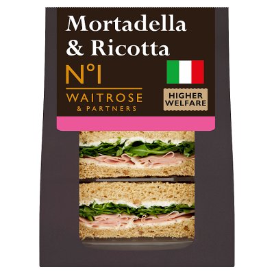 Waitrose No1 Mortadella & Ricota SWich
