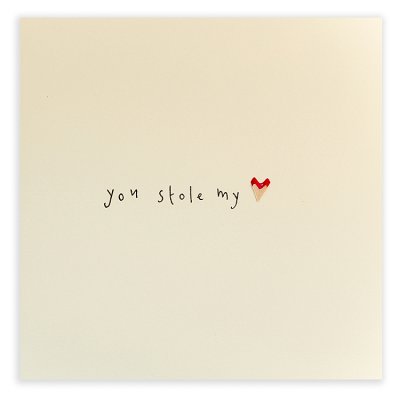 Stole My Heart Valentine's Day Card