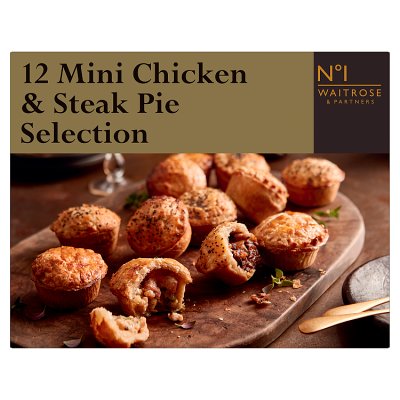 No.1 12 Mini Chicken and Steak Pie Selection