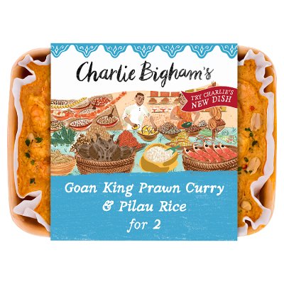 Charlie Bigham's Goan King Prawn Curry & Pilau Rice