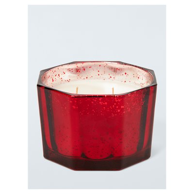 John Lewis Spiced Clementine & Pomegranate Two Wick Scented Candle, 923g