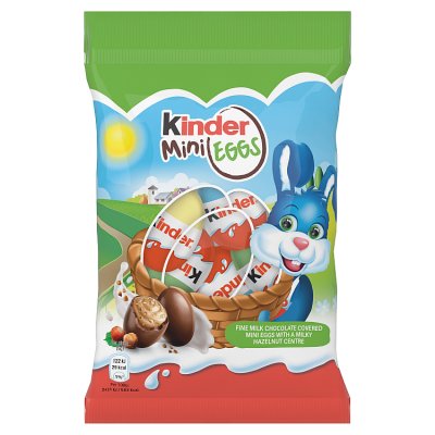 Kinder Milk Chocolate & Hazelnut Mini Easter Eggs Bag