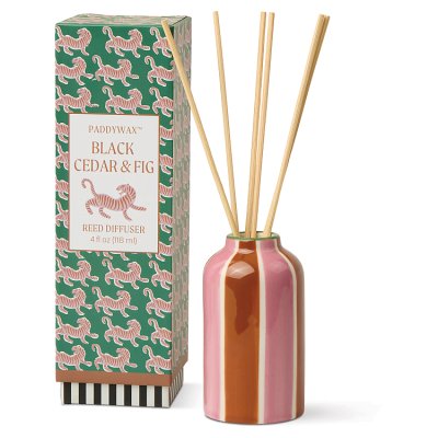 Paddywax A Dopo Handpainted Reed Diffuser, Black Cedar & Fig, 118ml