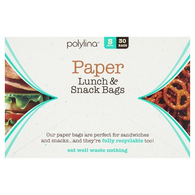 Polylina Paper Lunch & Snack Bags