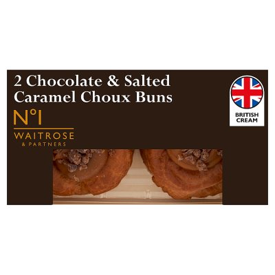 No.1 Chocolate & Salted Caramel Choux Buns