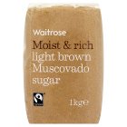 Waitrose Fairtrade Light Brown Muscovado Sugar