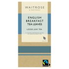 Waitrose English Breakfast Loose Leaf Tea125g