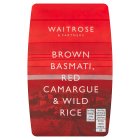 Waitrose Brown Basmati, Red Camargue & Wild Rice