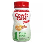 Cow & Gate Ready To Feed First Infant Milk From Birth Stage 1