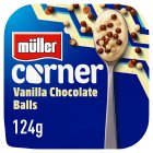 Muller Fruit Corner Vanilla with Chocolate Balls Yogurt Single