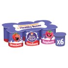 Petits Filous Strawberry & Raspberry Kids Yogurts