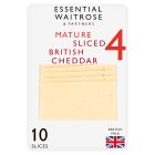 Essential Mature Sliced Cheddar Cheese Strength 4