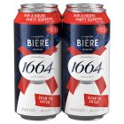 Kronenbourg 1664 Lager Beer - 4 x 568ml Cans