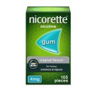 Nicorette Stop Smoking Aid 4mg Nicotine Gum - Fruitfusion 105s