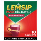Lemsip Max Cold and Flu Sachets Blackcurrant 10s