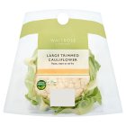 Waitrose Large Trimmed Cauliflower
