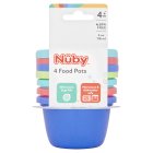 Nuby Food Storage Pots with Lids