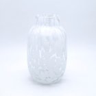 Curate Confetti Glass Flare Bowl, Brown and White