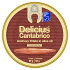 Delicius Anchovy Fillets in Organic Extra Virgin Olive Oil