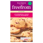 Waitrose Free From Strawberries & Cream Flavour Shortbread