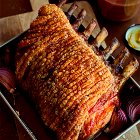 No.1 Free Range Dry Aged Pork Crackling 8 Bone Rack