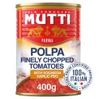 Mutti Finely Chopped Tomatoes with Garlic