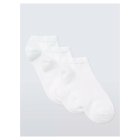white lyle & scott trainer socks 3 pack