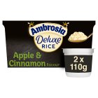Ambrosia Deluxe Rice Pudding Apple and Cinnamon Pots