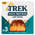 TREK High Protein Choc Caramel Flavour 3 Bars