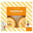 Waitrose 4 Egg Custard Tarts