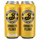 Brooklyn Pilsner Lager Beer Cans 4x440ml
