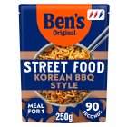 Ben's Original Street Food Korean BBQ Noodles Ready Meal 250g