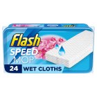 Flash Speed Mop Wild Orchid Wet Cloths Refill Pads 24s