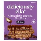 Deliciously Ella Raisin Choc Topped Oat Bars