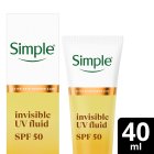 Simple Invisible UV Face Fluid Moisturiser SPF50