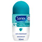 Sanex Derma Care+ Extra Control 72-Hour Roll-On Deodorant50ml